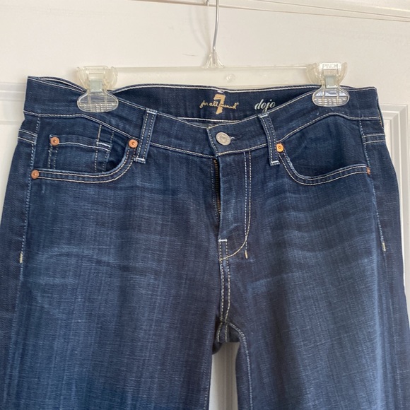 7 for all mankind dojo flare jeans, size 29 - Picture 2 of 4